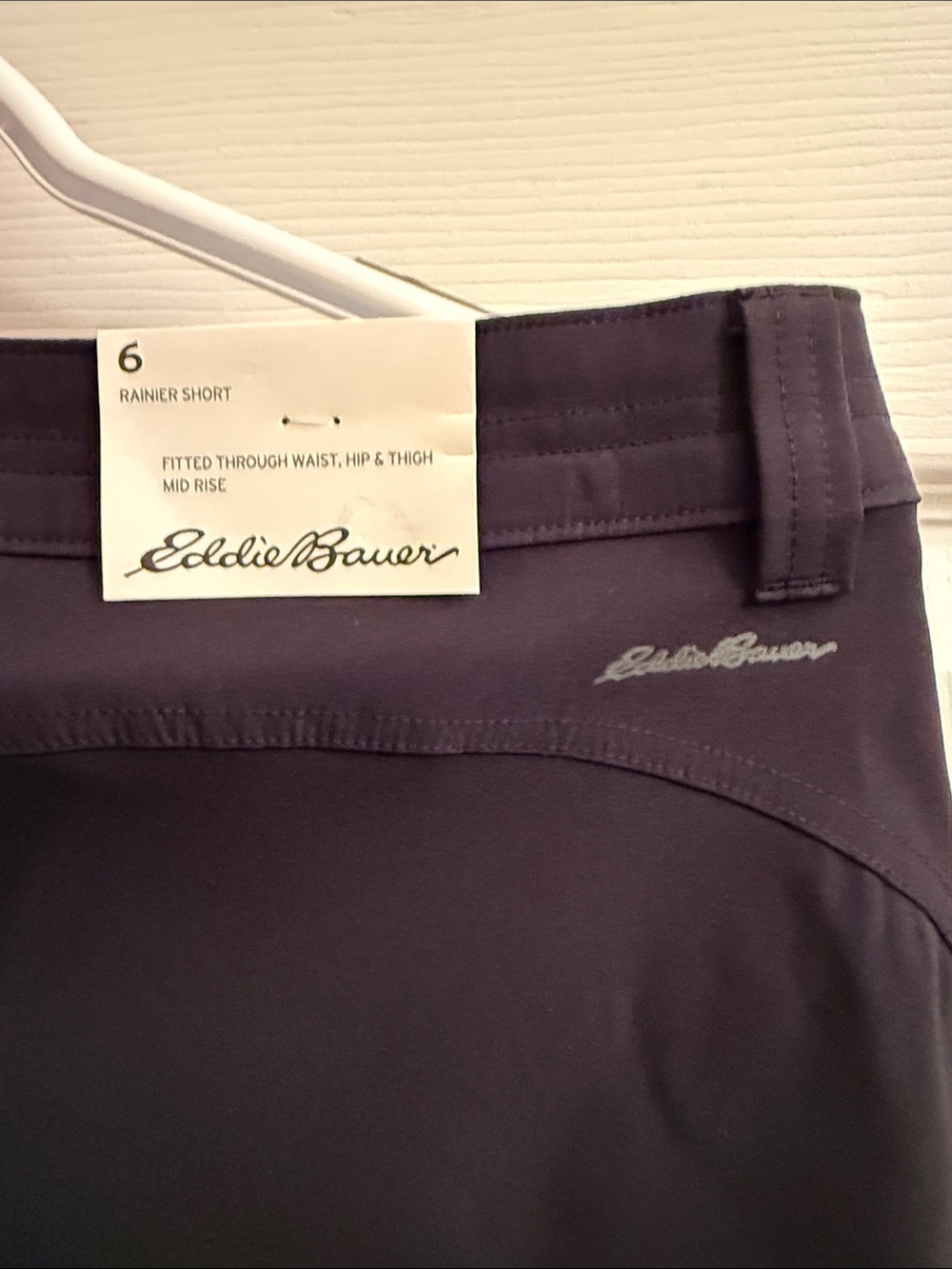 Eddie Bauer Black Women's Performance Shorts rainier short - Picture 6 of 10
